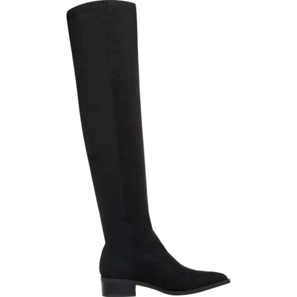 Steve Madden women Jolly Over the Knee,Riding Boot, Tall Women's. size5.5 black